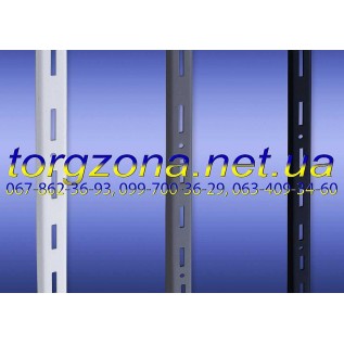 Рейка-профиль однорядная  2000х23х12  стінка 1мм. (біла)
